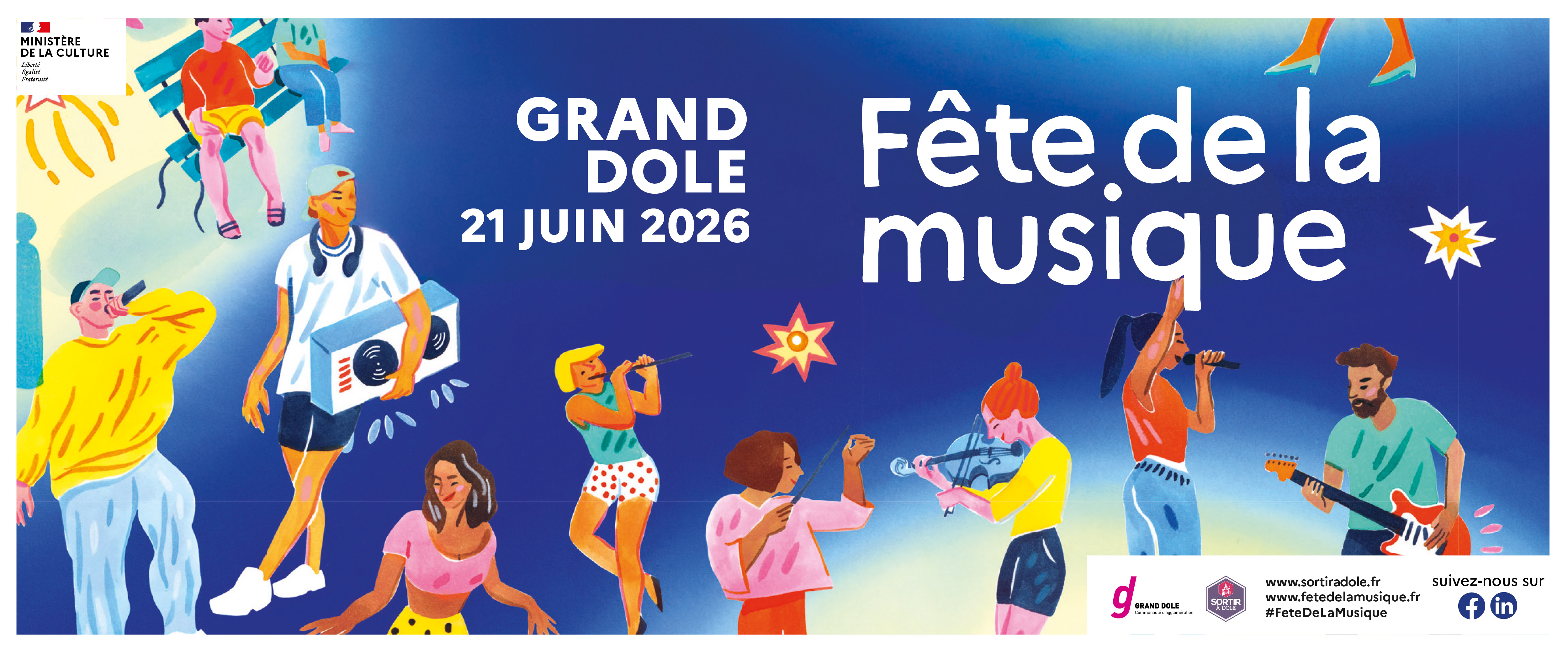 LA FÊTE DE LA MUSIQUE 2026 DANS LE GRAND DOLE